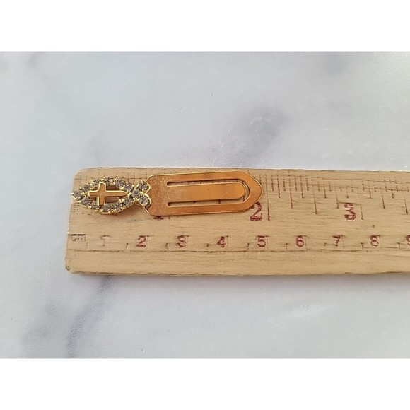 Austrian Crystal Book Marker 24k GP Book Marker - Picture 8 of 10